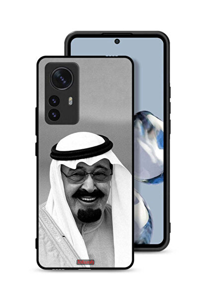 Tolwak غطاء حماية لهاتف شاومي 12X صورة الملك عبدالله مبتسمًا