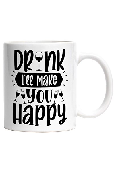 INOVATIX Персонализирана бяла чаша, за пиячи с надпис на английски, INOVATIX®...