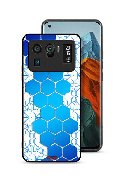 Tolwak غطاء حماية لهاتف شاومي مي 11 ألترا بأيقونات سداسية الشكل على شكل خلية نحل