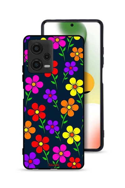 Tolwak غطاء حماية لهاتف Xiaomi Poco X5 - زهور ملونة