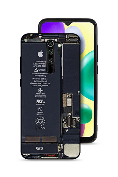 Tolwak Xiaomi Redmi Note 8 Pro Protective Case Cover Phone Circuit Pattern