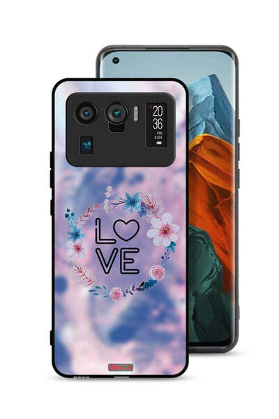 Tolwak غطاء حماية لهاتف شاومي مي 11 ألترا بتصميم خاتم الحب والزهور