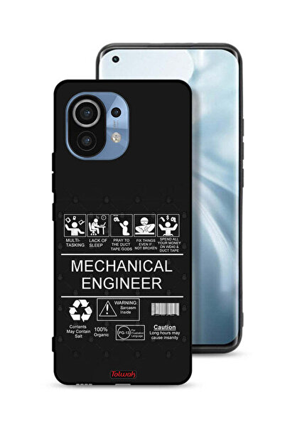 Tolwak غطاء حماية لهاتف Xiaomi Mi 11، ملصق مهندس ميكانيكي