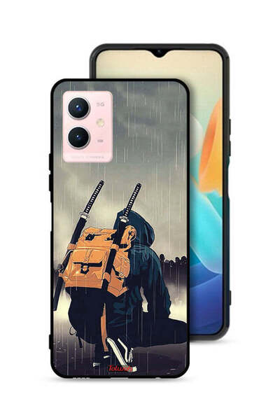 Tolwak غطاء حماية لهاتف Vivo Y33s 5G بتصميم سيف ساموراي رقمي