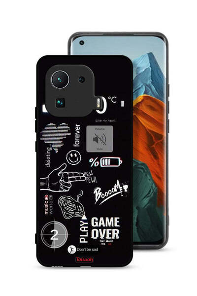 Tolwak Xiaomi Mi 11 Pro Protective Case Cover Game Over Pew Pew