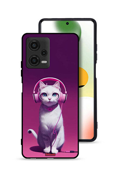 Tolwak غطاء حماية لهاتف Xiaomi Poco X5 بتصميم قطة لطيفة