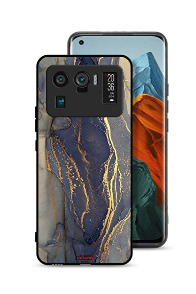 Tolwak غطاء حماية لهاتف شاومي مي 11 ألترا بنمط رخامي لامع