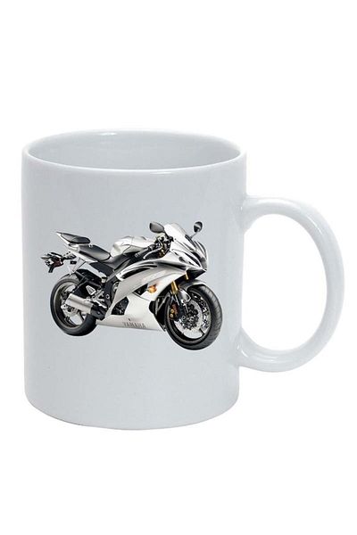 INOVATIX Personalized white mug, Motor, white, D47, INOVATIX®. 330ml