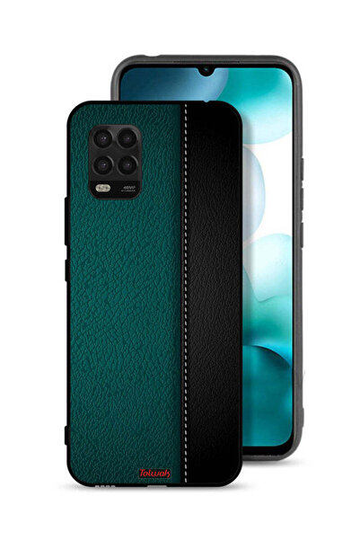 Tolwak غطاء حماية جلدي بنقشة لهاتف شاومي مي 10 لايت 5G