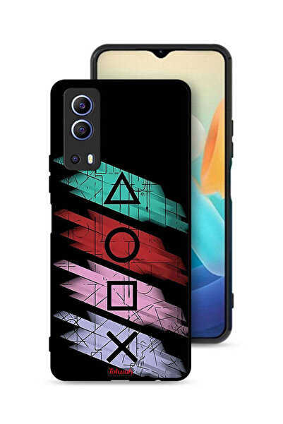 Tolwak غطاء حماية لهاتف Vivo iQOO Z3 5G برسومات أيقونات لعبة الحبار