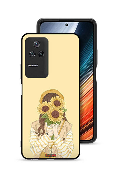 Tolwak غطاء حماية لهاتف شاومي ريدمي K50 بنقشة عباد الشمس