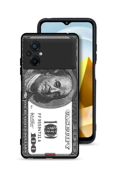 Tolwak غطاء حماية لهاتف Xiaomi Poco M5 4G بنقشة الدولار