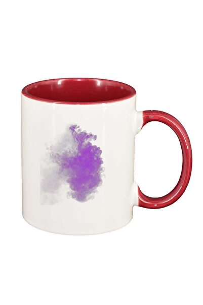 INOVATIX Cana alba personalizata, Colour, interior rosu, D305, INOVATIX®. 330ml