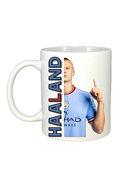 INOVATIX Εξατομικευμένη Λευκή Κούπα, Haaland Best City Team, Λευκή Λαβή και Ε...