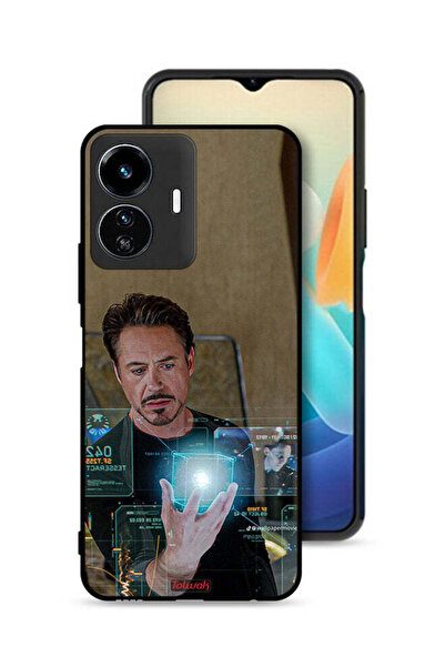 Tolwak غطاء حماية لهاتف Vivo Y77 5G بتصميم الرجل الحديدي