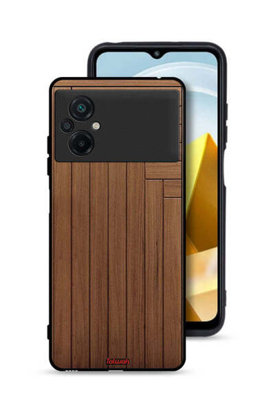 Tolwak غطاء حماية لهاتف Xiaomi Poco M5 4G بنمط باب