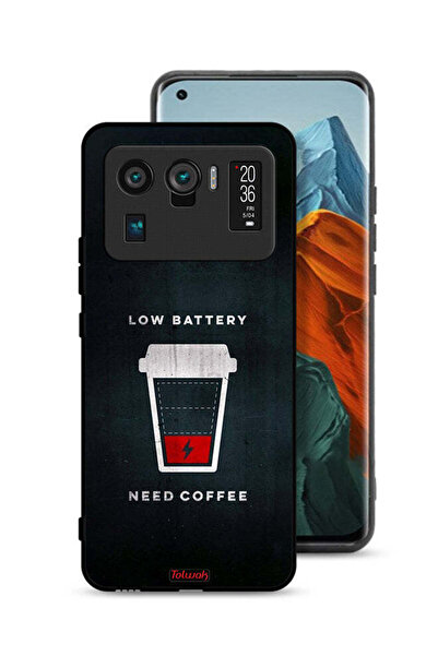 Tolwak غطاء حماية شاومي مي 11 ألترا - بطارية منخفضة - يحتاج إلى قهوة