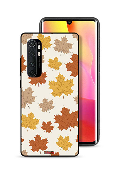 Tolwak غطاء حماية لهاتف شاومي مي نوت 10 لايت بنقشة أوراق الخريف