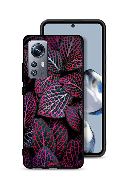 Tolwak غطاء حماية لهاتف Xiaomi 12S بنقشة أوراق سالجا