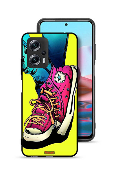 Tolwak غطاء حماية لهاتف شاومي ريدمي نوت 11T برو بلس 5G، تصميم حذاء قماشي