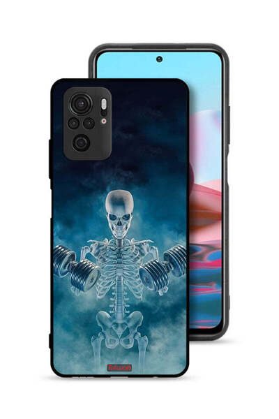 Tolwak Xiaomi Redmi Note 10 4G Protective Case Cover No Pain No Gain Pose