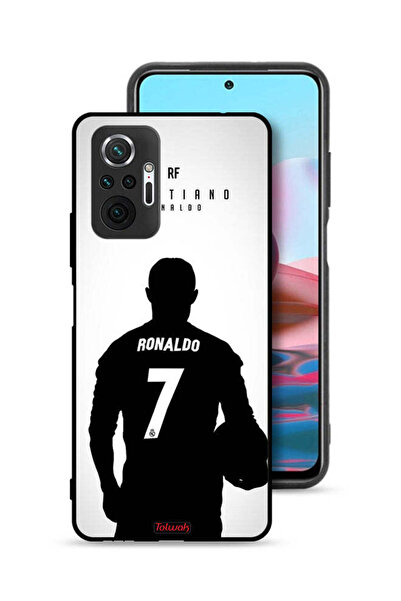 Tolwak غطاء حماية لهاتف شاومي ريدمي نوت 10 برو 4G قناع كريستيانو رونالدو