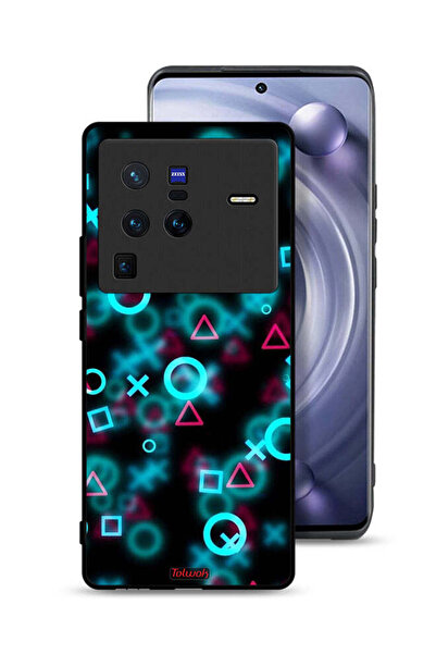 Tolwak Vivo X80 Pro Protective Case Cover Squid Game Icons Small