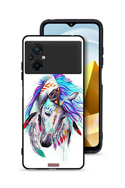 Tolwak Xiaomi Poco M5 4G Protective Case Cover Horse
