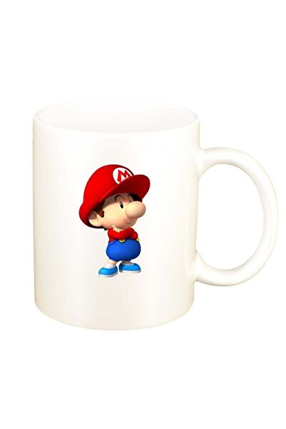 INOVATIX Cana alba personalizata, Mario, D223, INOVATIX®. 330ml