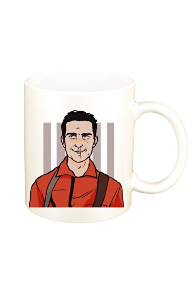 INOVATIX Cana alba personalizata, La Casa De Papel, D1480, INOVATIX®. 330 ml