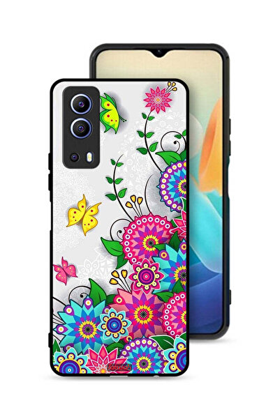 Tolwak غطاء حماية لهاتف Vivo Y72 5G بنقشة زهور ماندالا