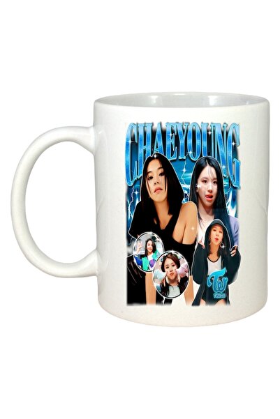 INOVATIX Cana Alba Personalizata, Formatia/trupa Chaeyoung, Maner Si Interior Alb, ®. 330ml