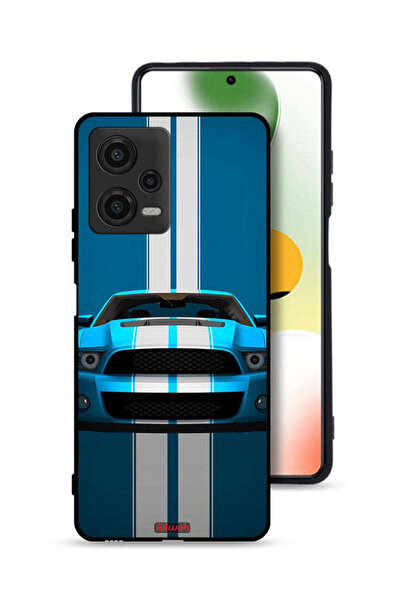 Tolwak Xiaomi Poco X5 Protective Case Cover Car Abstract Art