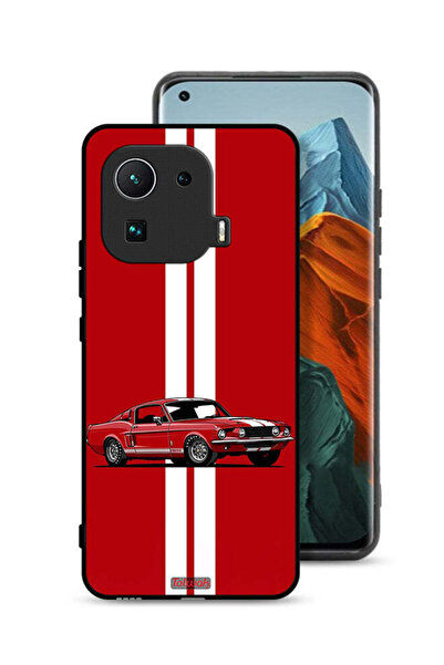 Tolwak Xiaomi Mi 11 Pro Protective Case Cover Vintage Car Abstract Art
