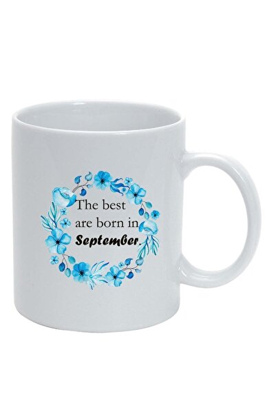 INOVATIX Cana alba personalizata, Flori, The best are born in..., alb, D1070,...