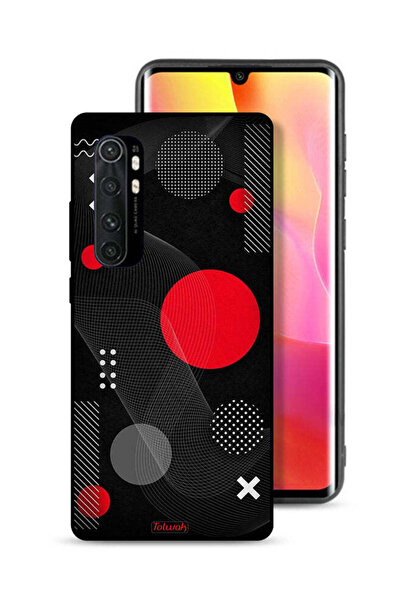 Tolwak غطاء حماية لهاتف شاومي مي نوت 10 لايت بنمط دائري ومتقاطع