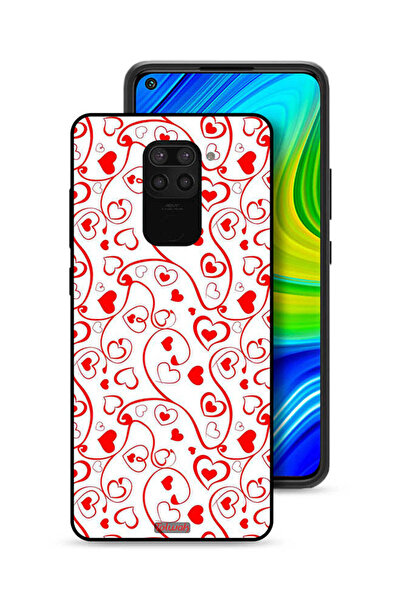 Tolwak غطاء حماية لهاتف شاومي ريدمي نوت 9 بنقشة قلوب