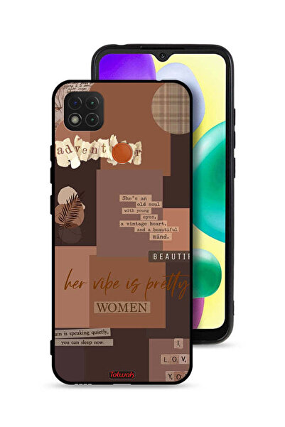 Tolwak Xiaomi Redmi 10A Protective Case Cover Adventurer Women