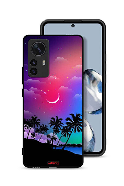 Tolwak Xiaomi 12X Protective Case Cover Moon In Night Art