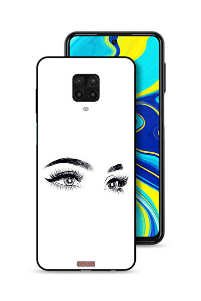 Tolwak غطاء حماية لهاتف شاومي ريدمي نوت 9 برو برسومات عيون فنية