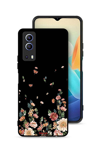 Tolwak Vivo iQOO Z3 5G Protective Case Cover Small Flowers In Bottom