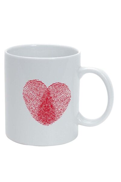 INOVATIX Cana alba personalizata, Love, alb, D403, INOVATIX®. 330ml