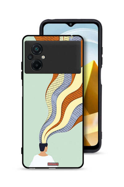 Tolwak Xiaomi Poco M5 4G Protective Case Cover Data In Mind Art