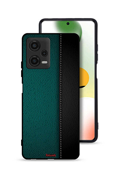 Tolwak غطاء حماية جلدي بنمط لهاتف Xiaomi Poco X5