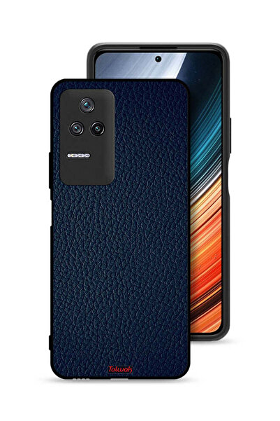 Tolwak غطاء حماية جلدي بنمط هاتف Xiaomi Poco F4