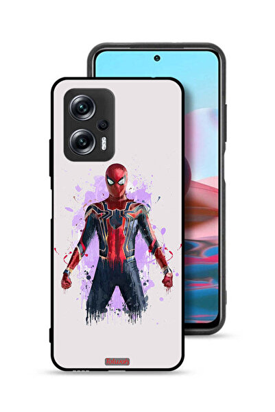 Tolwak غطاء حماية لهاتف شاومي ريدمي نوت 11T برو 5G بتصميم العنكبوت الحديدي