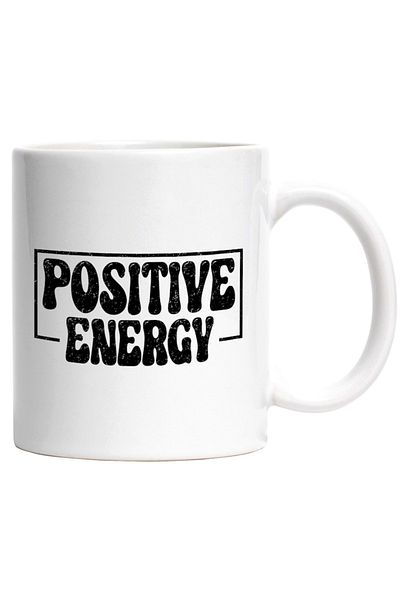 INOVATIX Personalized white mug, Positive energy - positive energy goodness, INOVATIX®. 330ml
