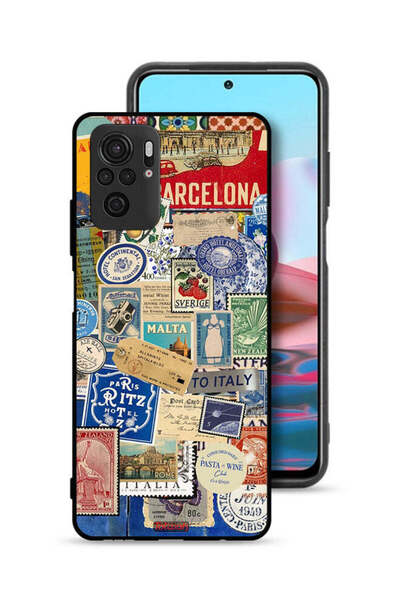 Tolwak Xiaomi Redmi Note 10 4G Protective Case Cover Stickers Of Different Ci...
