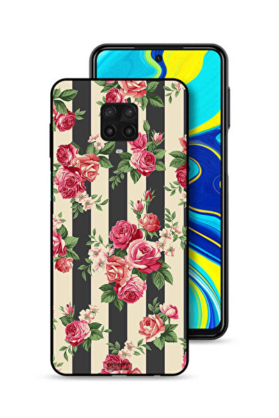 Tolwak غطاء حماية لهاتف شاومي ريدمي نوت 9 برو بنقشة الورود