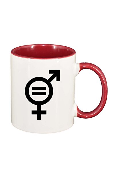 INOVATIX Personalized white mug, Gender Sign, red interior, D989, INOVATIX®. ...